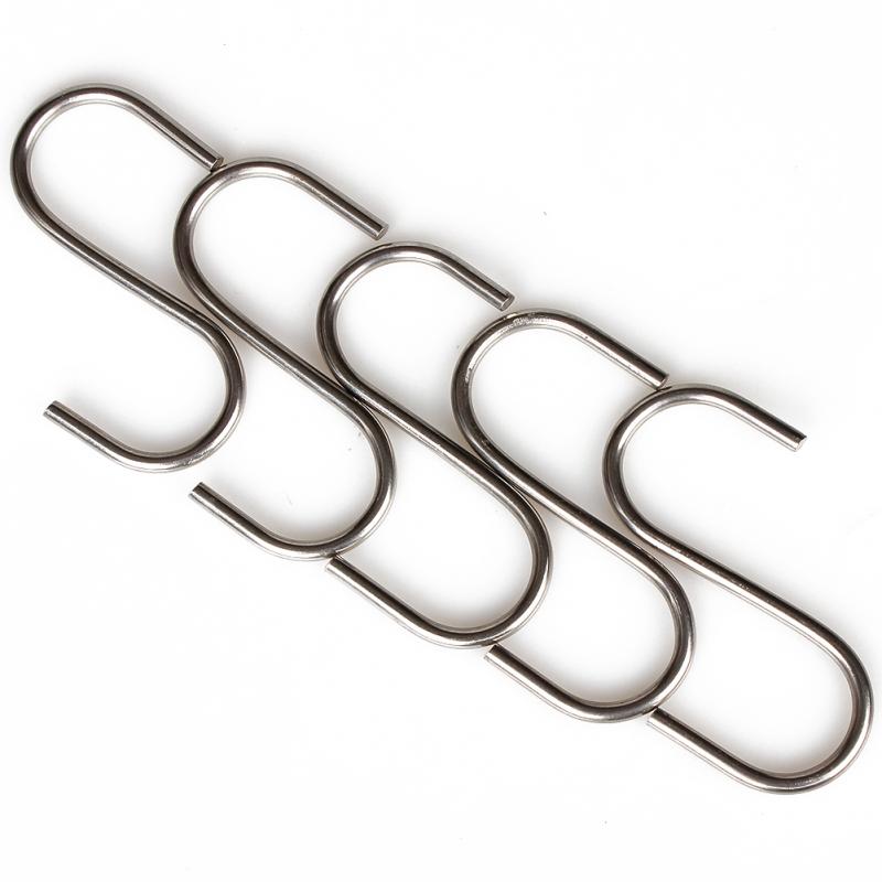 ?   (S-Hook) 2.75in (7cm) 5pcs θ ѱ/ Butcher Hanging Hook (S-Hook) 2.75in (7cm)  5pcs Stainless On